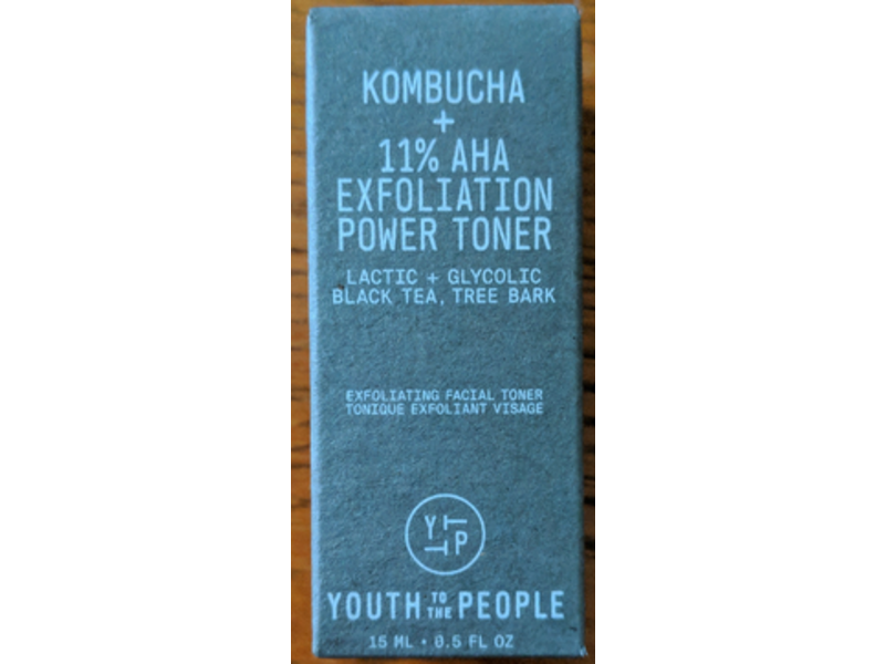 Youth To The People Kombucha + 11% Aha Exfoliation Power Toner, 4 fl oz/118 ml
