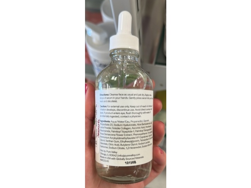 Advanced MD Intense Hydration Serum, 3.75 fl oz/111 mL Ingredients