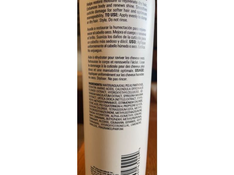 Naturelle Biotera Moisturizing Leave-In Conditioner, 13.5 fl oz/400 mL