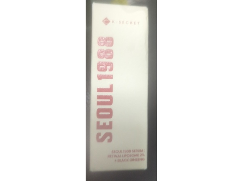 K-Secret Seoul 1988 Serum, 1 fl oz/30 mL