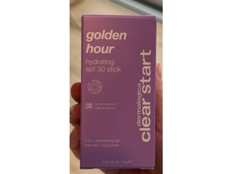 Dermalogica Clear Start Golden Hour Sunscreen Stick, SPF 30, 0.67 oz/19 g