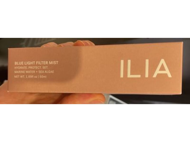 Ilia Blue Light Filter Mist, Marine Water + Sea Algae, 1.69 fl oz/50 mL
