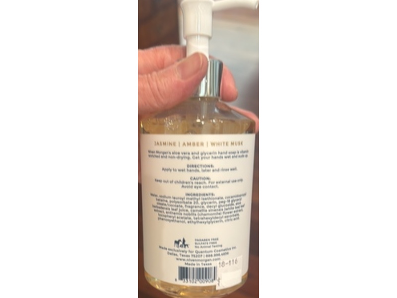 Niven Morgan Hand Soap, Gold, 11 fl oz/325 mL