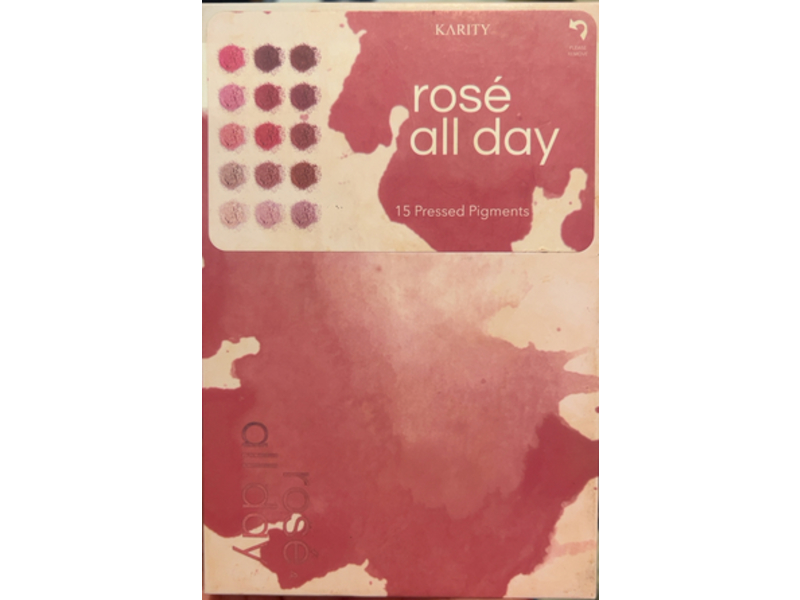 Karity 15 Rose All Day Bubbly Eyeshadow Palette, 0.69 oz/19.5 g