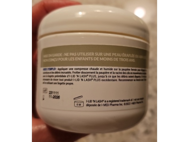 I-Lid 'N Lash Daily Cleansing Gel Wipes, 60 Count