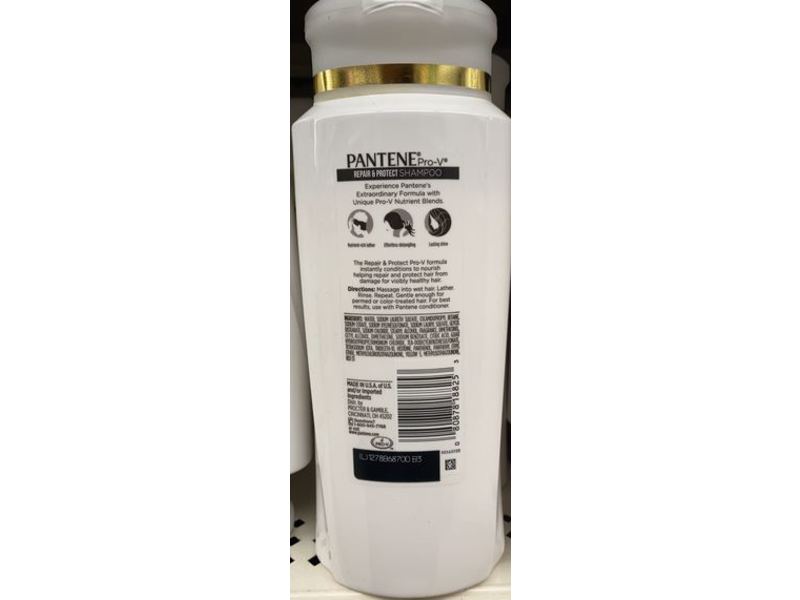 Pantene Pro-V Repair & Protect Shampoo, 29.3 fl oz/565 mL