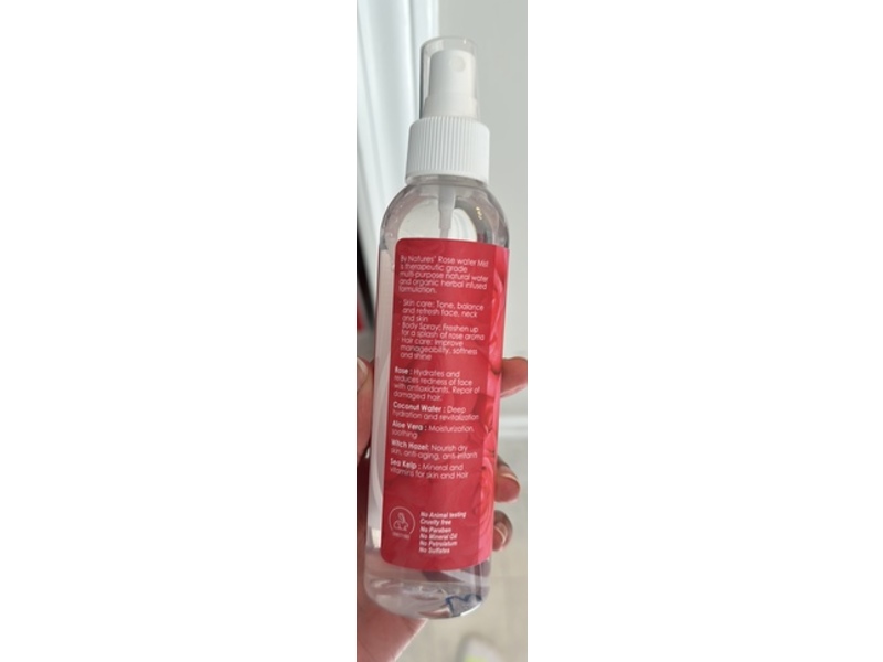 By Natures Rose Water Mist, 6 fl oz/178 mL