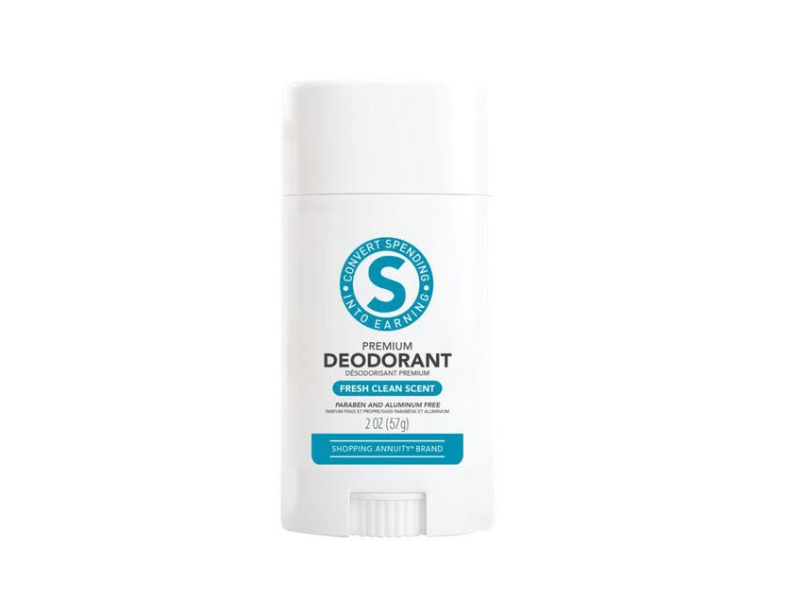 Shopping Annuity Brand Premium Deodorant, Fresh Clean Scent, 2 oz/57 g