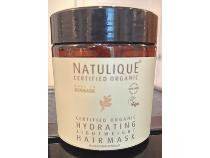 Natulique Certified Organic Hydrating Lightweight Hair Mask, 16.9 fl oz/500 mL