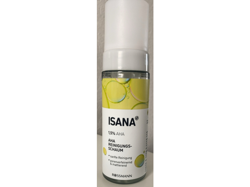 Isana AHA Cleansing Foam, 165 mL