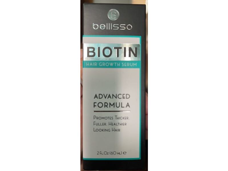 Bellisso Biotin Hair Growth Serum Advanced Formula, 2 fl oz/60 mL