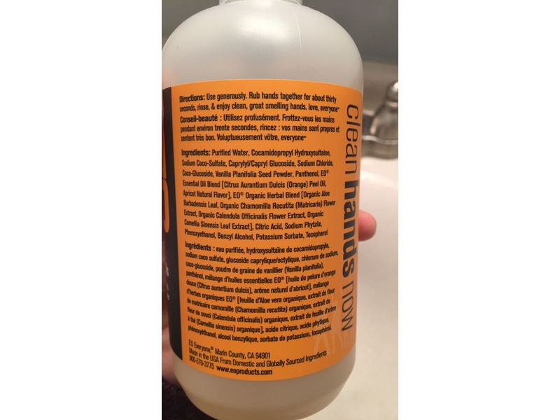 Everyone Hand Soap, Apricot + Vanilla, 12.75 fl oz/377 mL