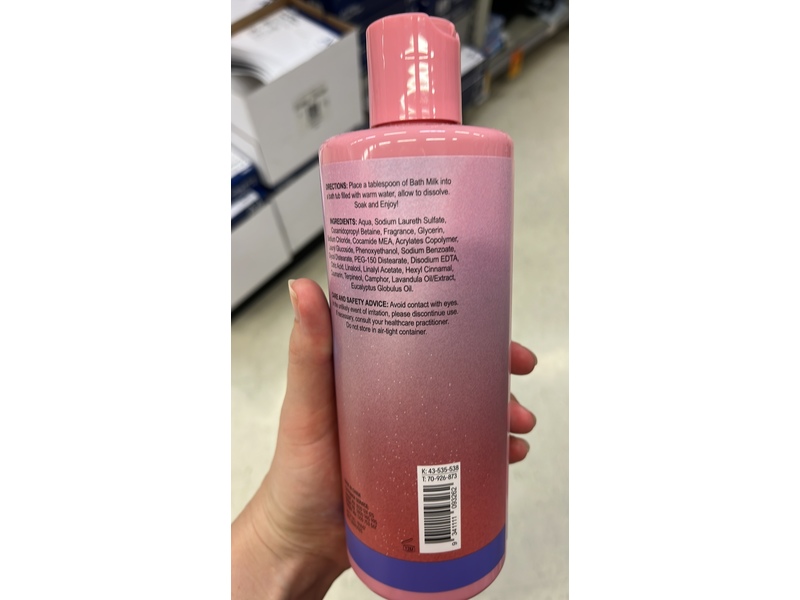 OXX Bodycare Good Night Bath Milk, Lavender & Chamomile Scented, 500 mL