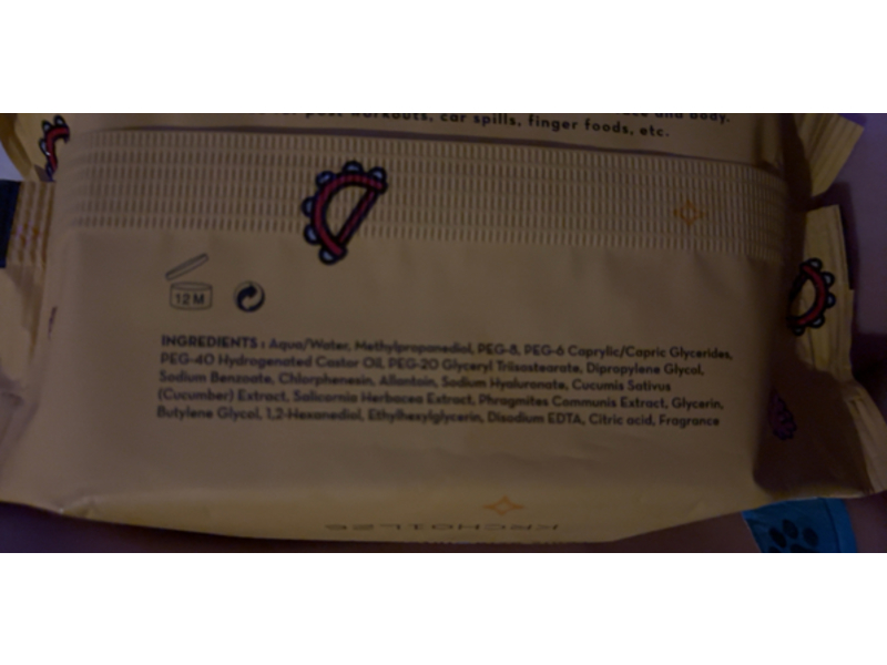 The Creme Shop Kakao Freinds 3-In-1 Complete Cleansing Towelettes, Cucumber + Hyaluronic Acid, 30 Count