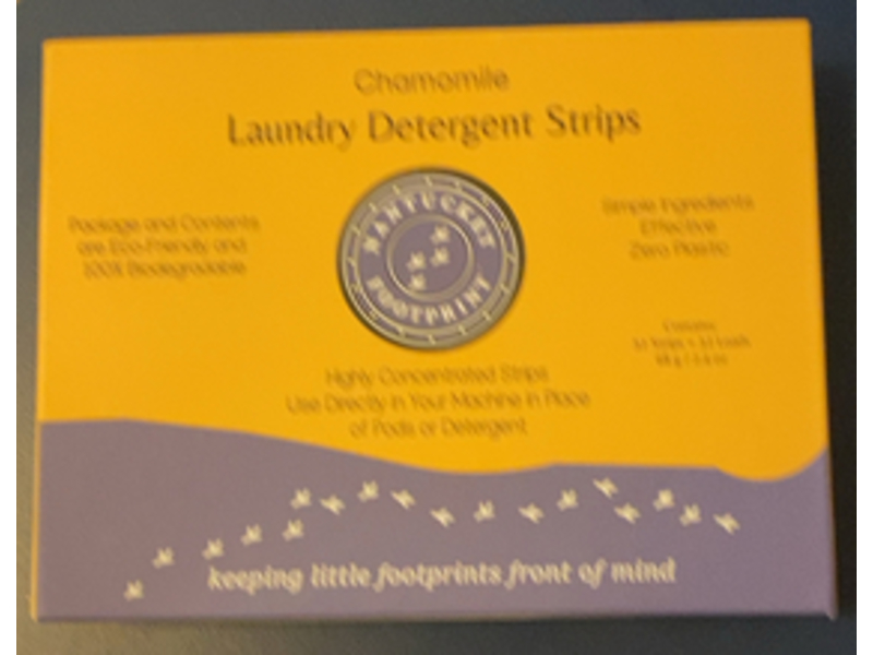 Nantucket Footprint Laundry Detergent Strips, Chamomile, 32 Loads