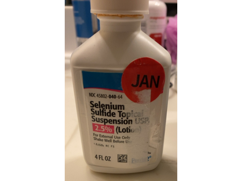 Selenium Sulfide Topical Suspension 2.5%, 4 fl oz, Perrigo (Rx)