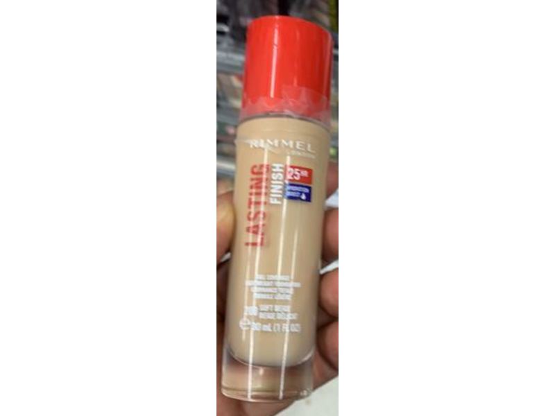 Rimmel London Lasting Finish Foundation, Soft Beige 200, 1 fl oz/30 mL