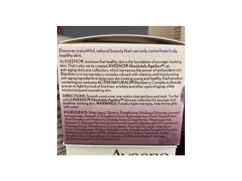Aveeno Absolutely Ageless Restorative Night Cream, 48 mL