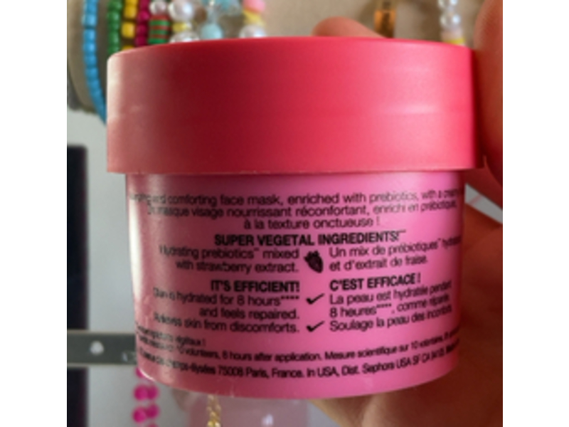 Sephora Prebiotics Nourishing & Comforting Face Mask, Strawberry Extract, 1.69 floz/50 mL