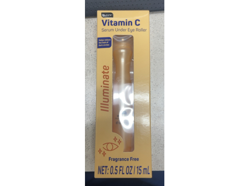b.Pure Illuminate Under Eye Roller Serum, Vitamin C, 0.5 fl oz/15 mL