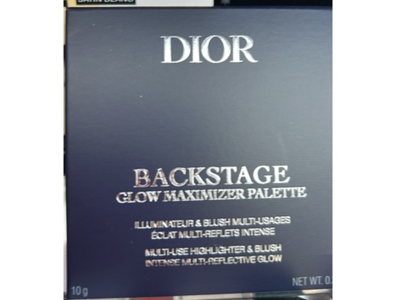 Dior Backstage Glow Maximizer Palette, 003 Pearly Peach Glow, 0.35 oz/10 g