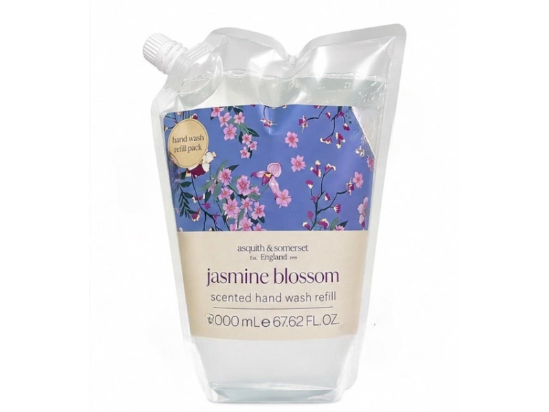 Asquith & Somerset Scented Hand Wash Refill, Jasmine Blossom, 67.62 fl oz/2000 mL