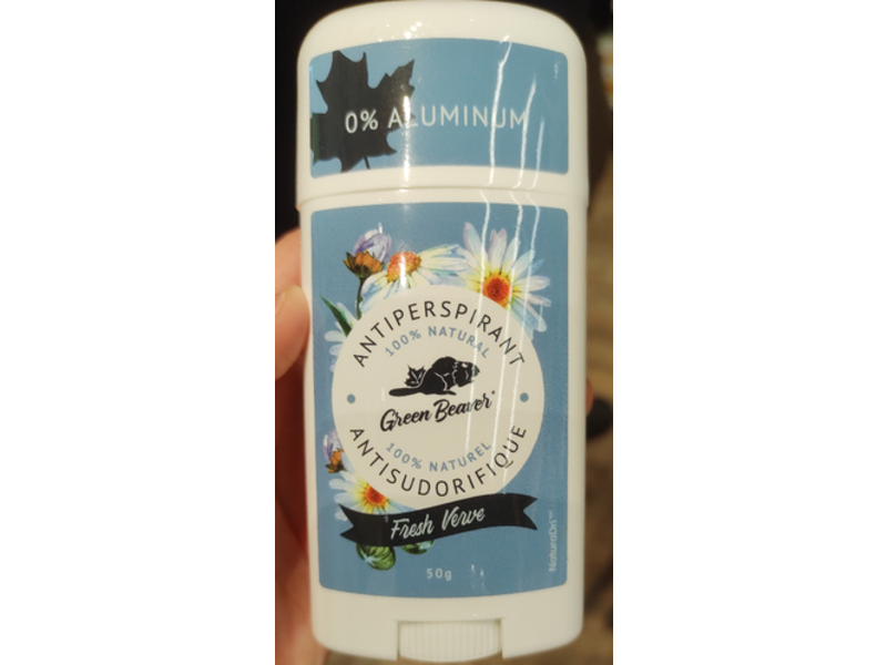 Green Beaver Antiperspirant, Fresh Verve, 50 g