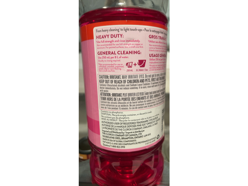 Pine-Sol Multi Surface Cleaner, Spring Blossom, 1.41 L