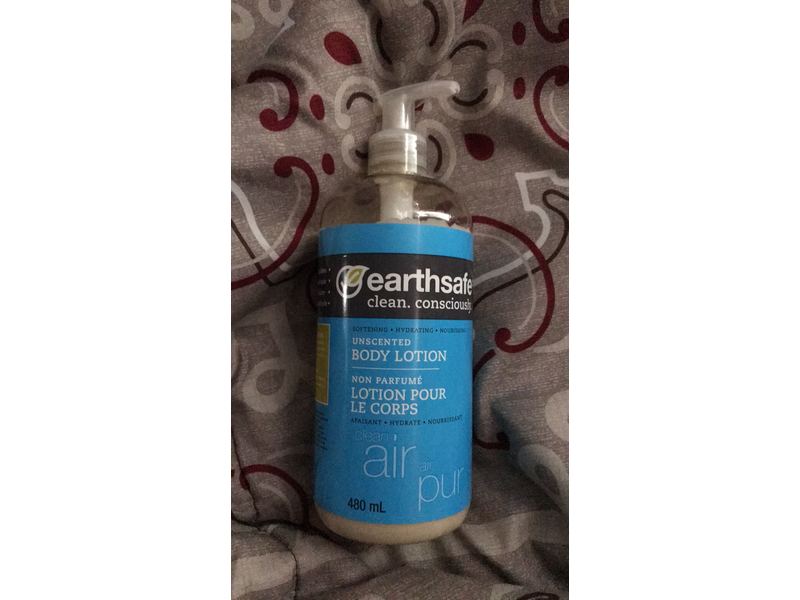 Earthsafe Unscented Body Lotion, 480 mL
