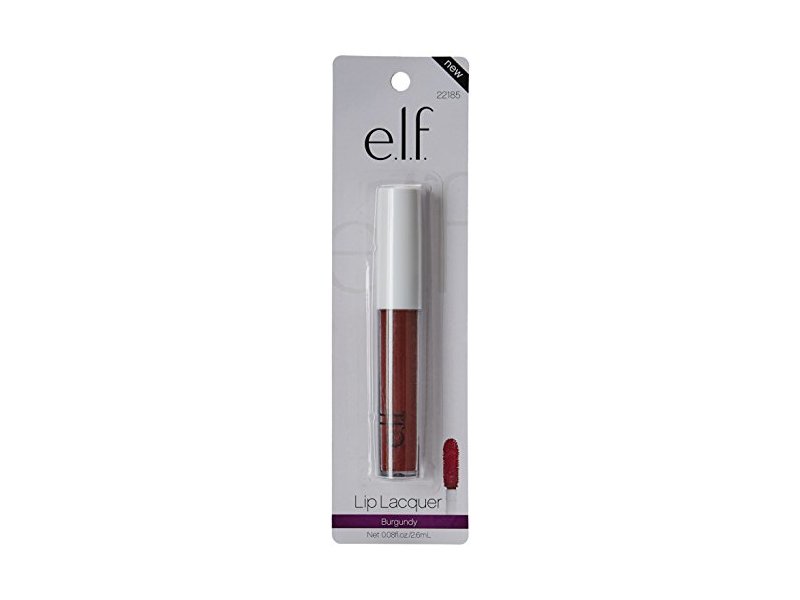 e.l.f. Cosmetics Lip Lacquer, Burgundy, 0.08 fl oz/2.5 mL