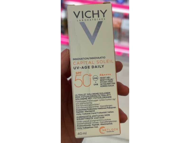 Vichy Ultra Innovation Capital Soleil Uv-Age Daily, SPF 50+ Pa++++, 40 mL