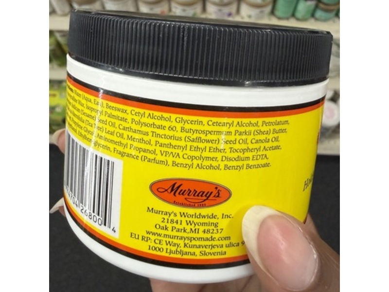 Murray's Cream, Beeswax, 6 oz/178 mL