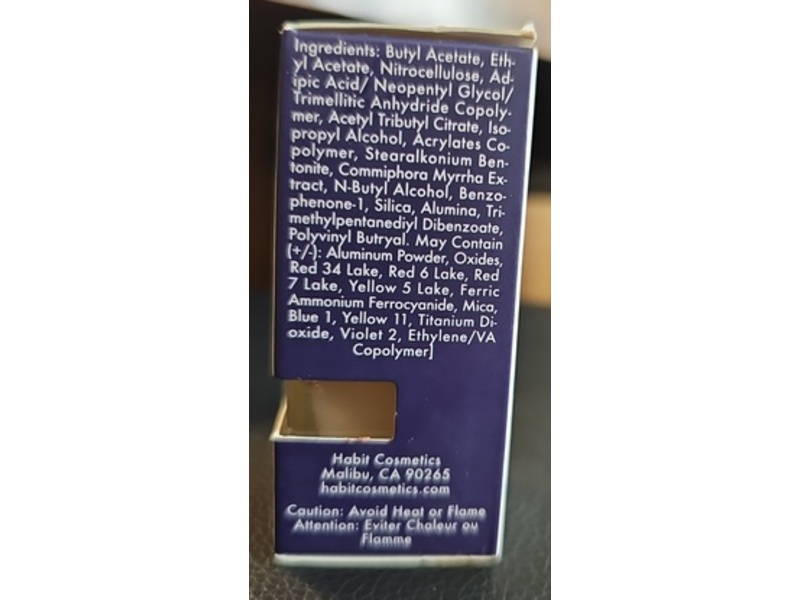 Habit Cosmetics Nail Polish, Matte, 0.3 fl oz/9 mL