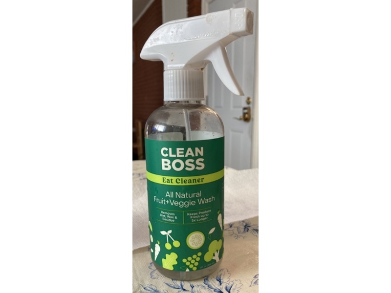 Clean Boss All Natural Fruit + Veggie Wash, Eat Cleaner, 12 fl oz/354 mL, Pack Of 3
