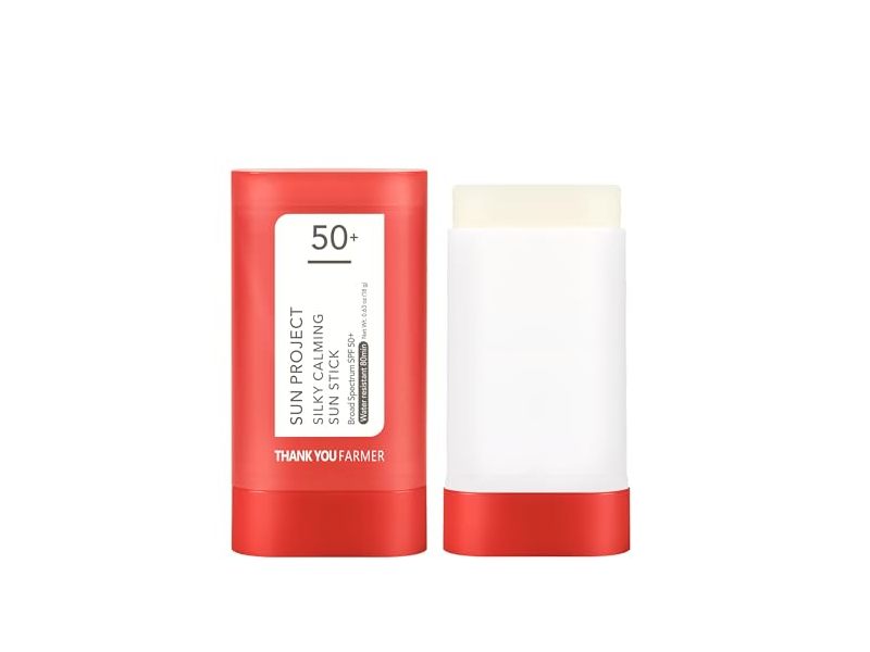 Thank You Farmer Sun Project Silky Calming Sun Stick, SPF 50+, PA++++, 0.63 oz/18 g