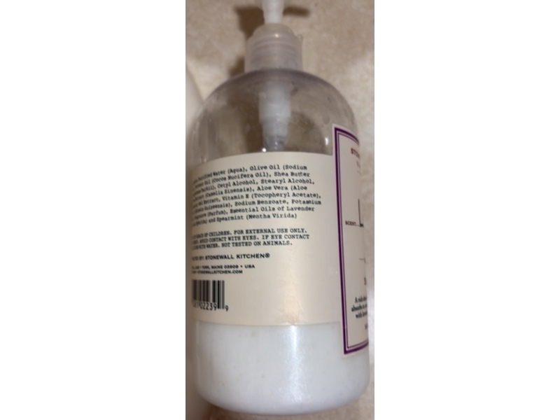 Stonewall Kitchen Lavender Mint Hand Lotion, 16.9 fl oz/500 mL