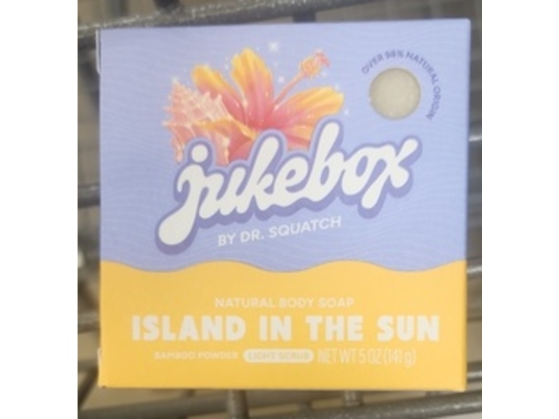Jukebox Natural Body Soap, Island In The Sun, 5 oz.141 g