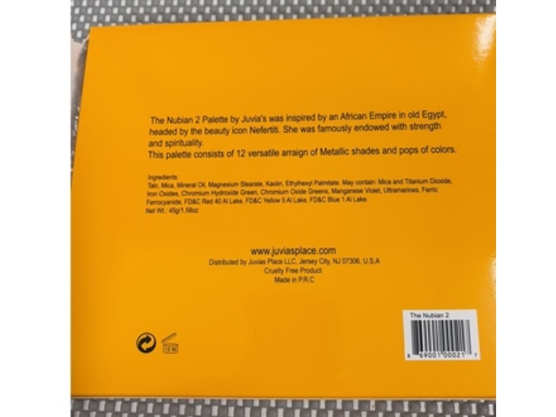 Juvia's Place Eyeshadow Palette, The Nubian 2, 1.58 oz/45 g