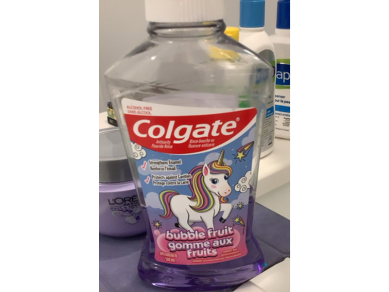 Colgate Kids Mouthwash, Bubble Fruit, 500 mL