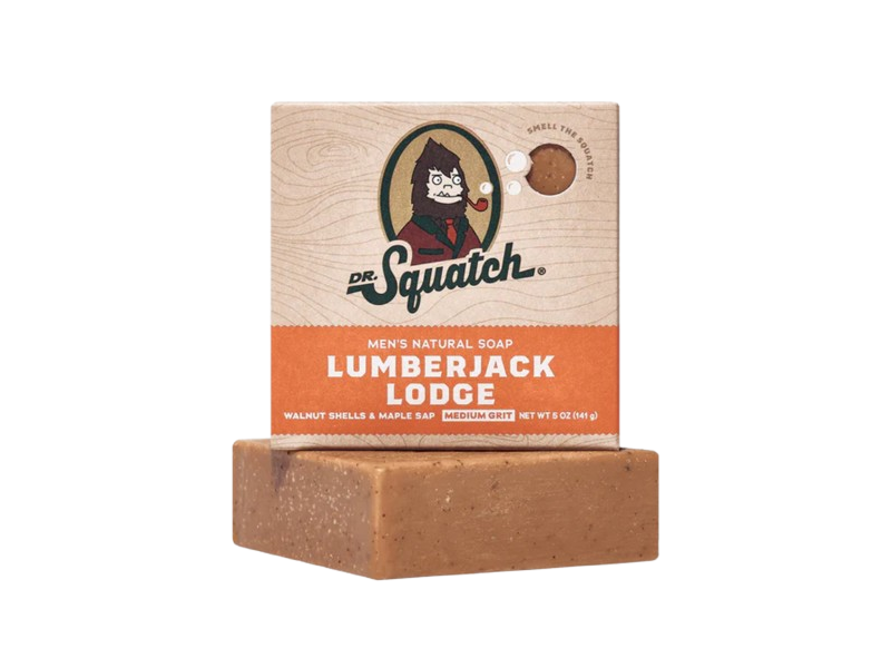 Dr.Squatch Men's Natural Soap, Lumberjack Lodge, 5 oz/141 g