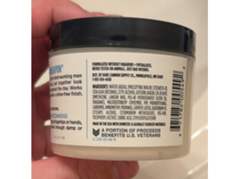 Duke Cannon Supply Co. Flexible Fiber Hair Pomade, 4.6 oz/130 g