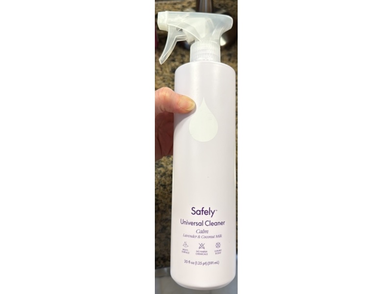Safely Universal Cleaner, Lavender & Coconut Milk, 20 fl oz/591 mL