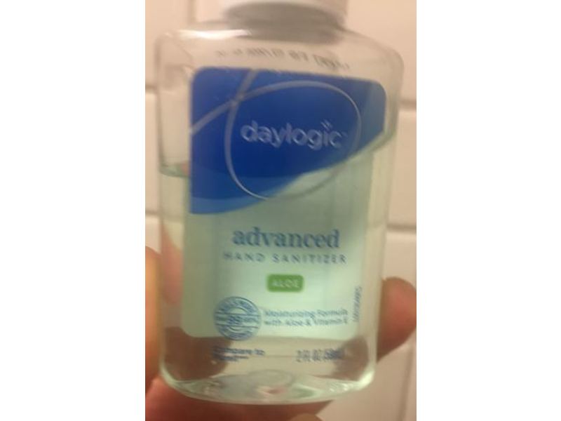 Daylogic Advanced Hand Sanitizer, Aloe, 2 fl oz/59 mL