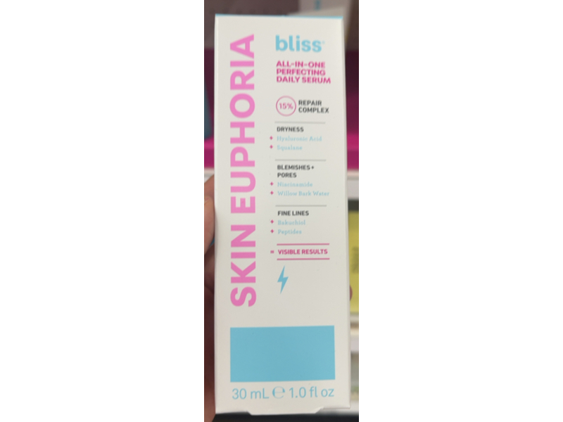 Bliss Skin Euphoria All-in-1 Perfecting Daily Serum, 1 fl oz/30 mL