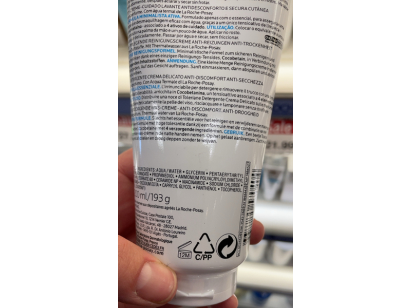 La Roche Posay Toleriane Soin Lavant Anti-Inconforts Caring Wash, 200 mL