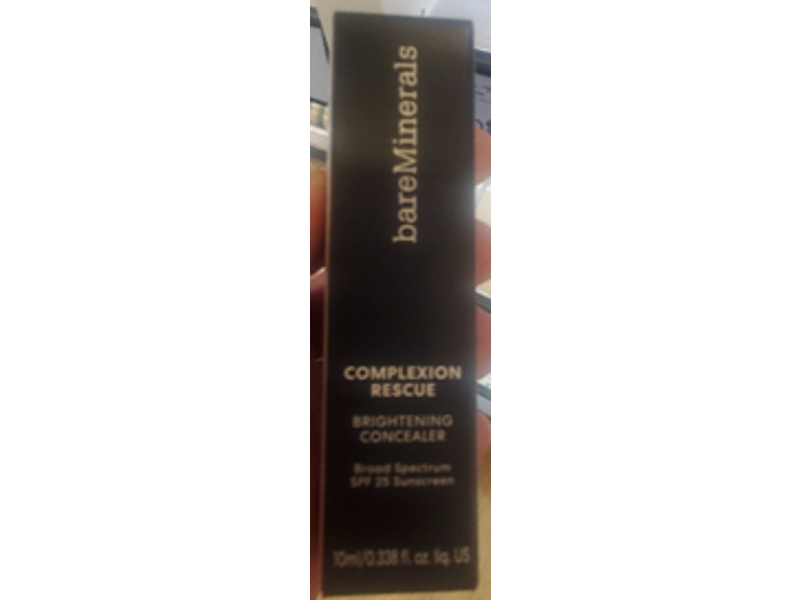 Bare Minerals Complexion Rescue Brightening Concealer, Medium Wheat, SPF 25, 0.338 fl oz/ 10 mL