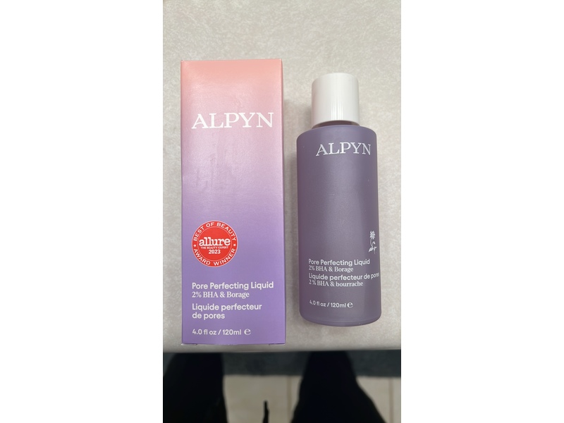 Alpyn Pore Perfecting Liquid Exfoliator, 2% BHA & Borage, 4.0 fl oz/120 mL