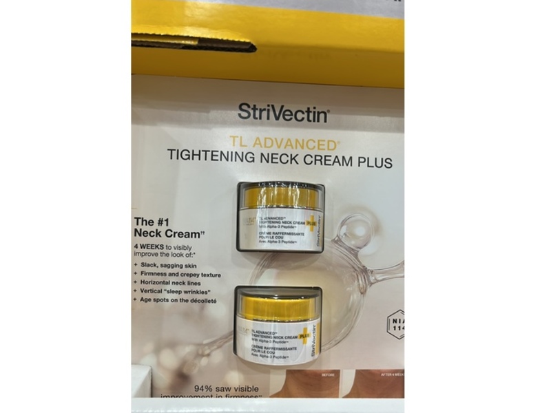 StriVectin TL Advanced Tightening Neck Cream Plus, Alpha-3 Peptide, 1 fl oz/30 mL, Pack Of 2
