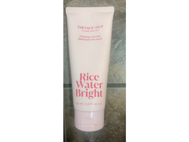 The Face Shop Rice Water Bright Foaming Cleanser, 5.0 fl oz/150 mL