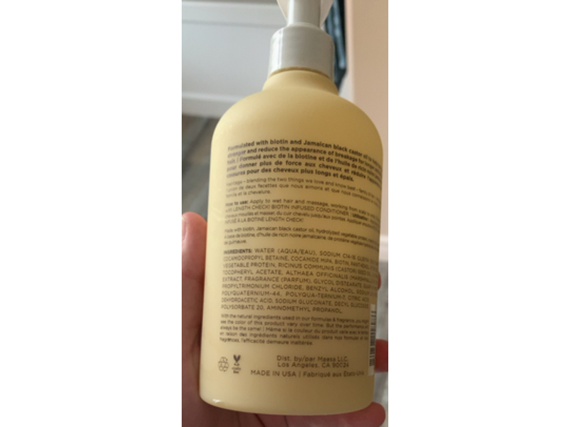 Hairtage By Mindy Mcknight Length Check Biotin Infused Shampoo, 13 fl oz/384 mL